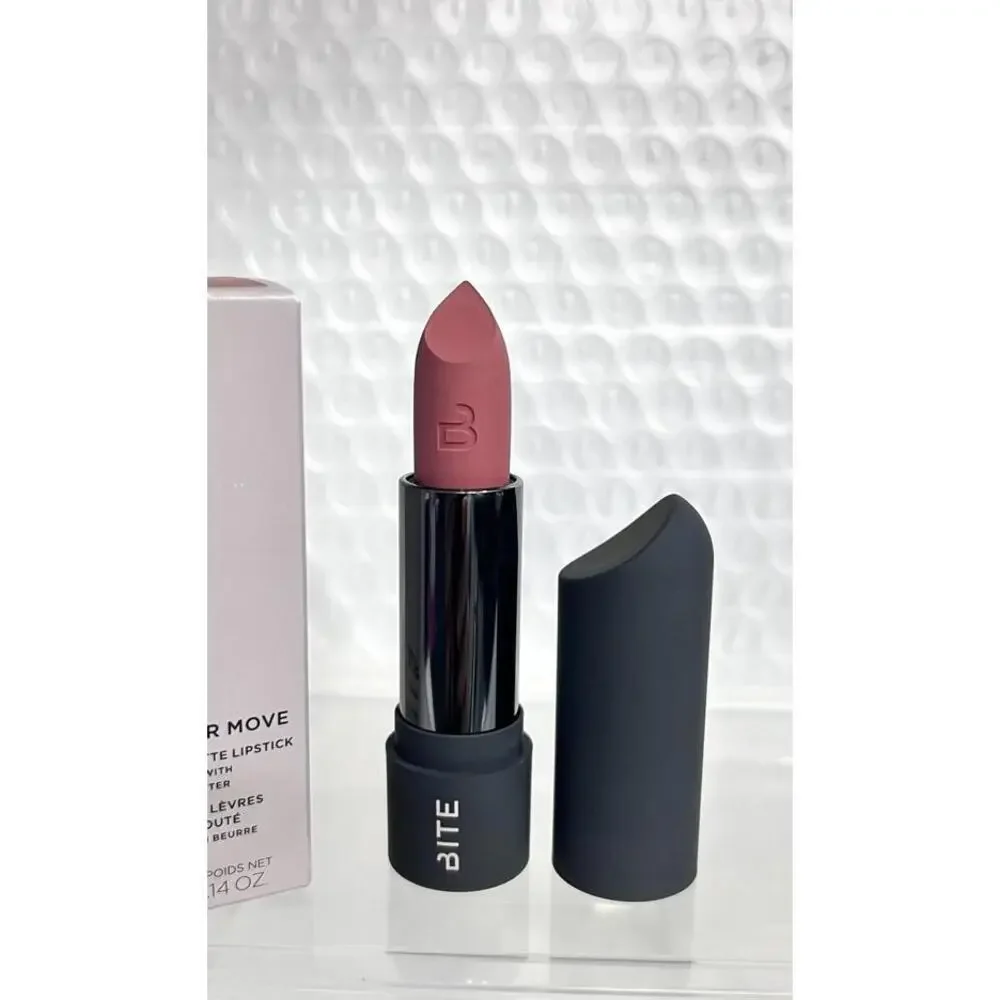 Bite‎ Beauty Power Move Super Matte Lipstick Sesame Full Size – NIB Authentic